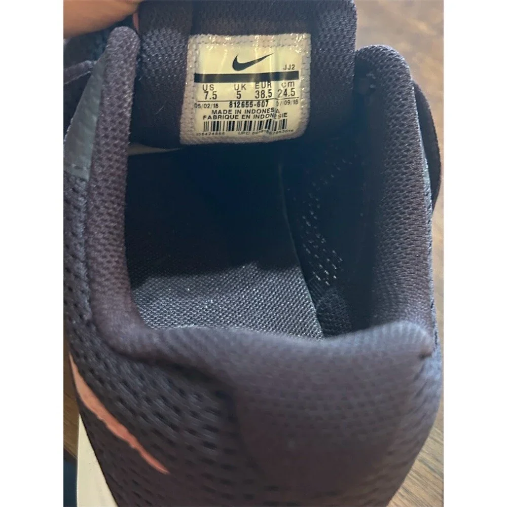 Nike Tanjun Women's Running Shoes Burgundy Ash/Rose Gold Size 7.5